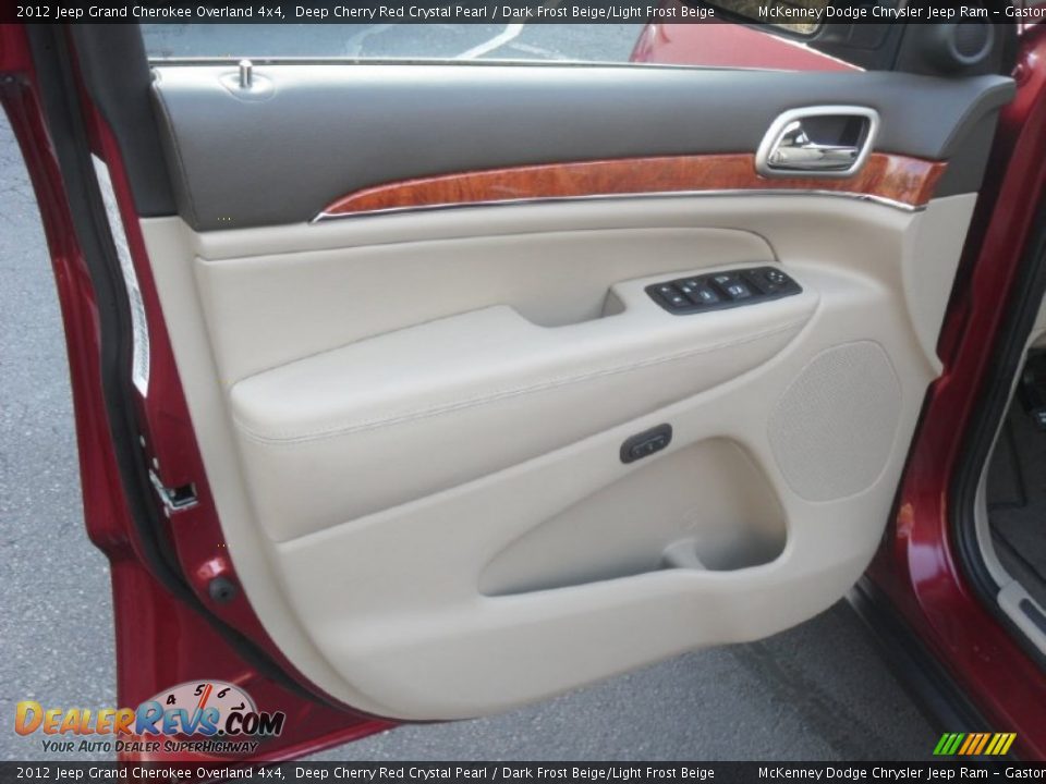 Door Panel of 2012 Jeep Grand Cherokee Overland 4x4 Photo #8