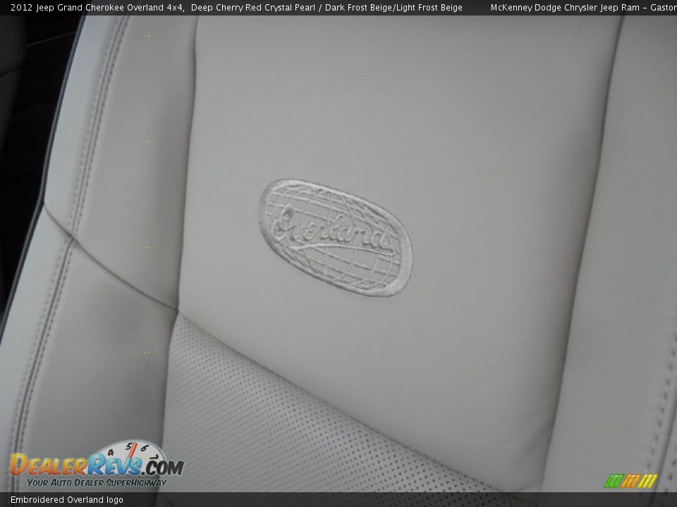 Embroidered Overland logo - 2012 Jeep Grand Cherokee