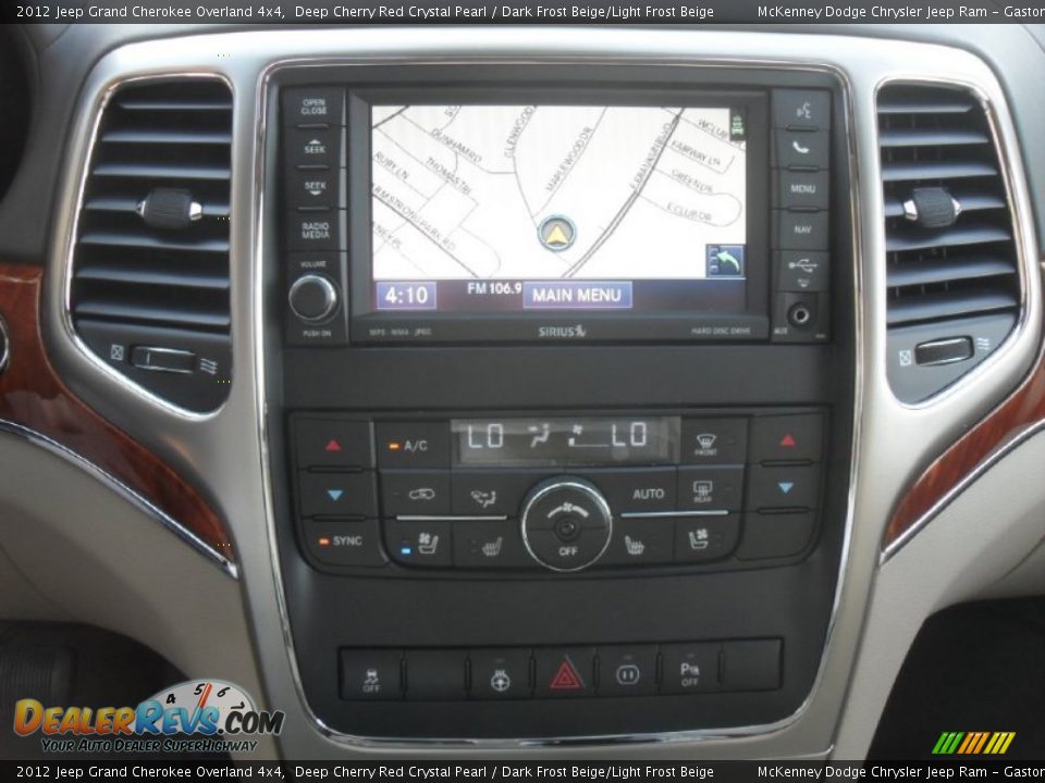 Navigation of 2012 Jeep Grand Cherokee Overland 4x4 Photo #12