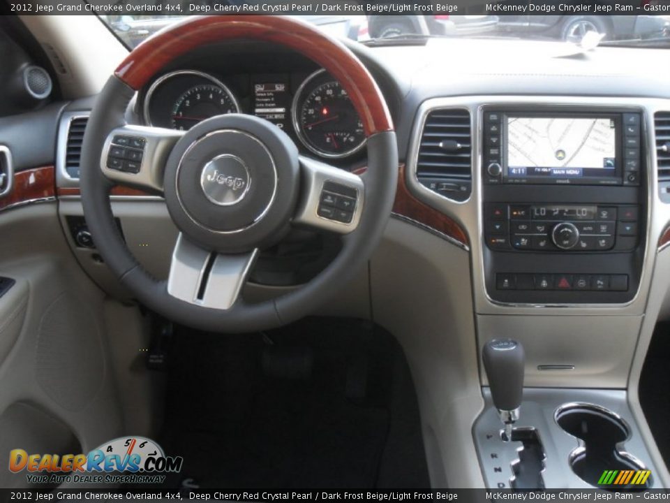 Dashboard of 2012 Jeep Grand Cherokee Overland 4x4 Photo #18