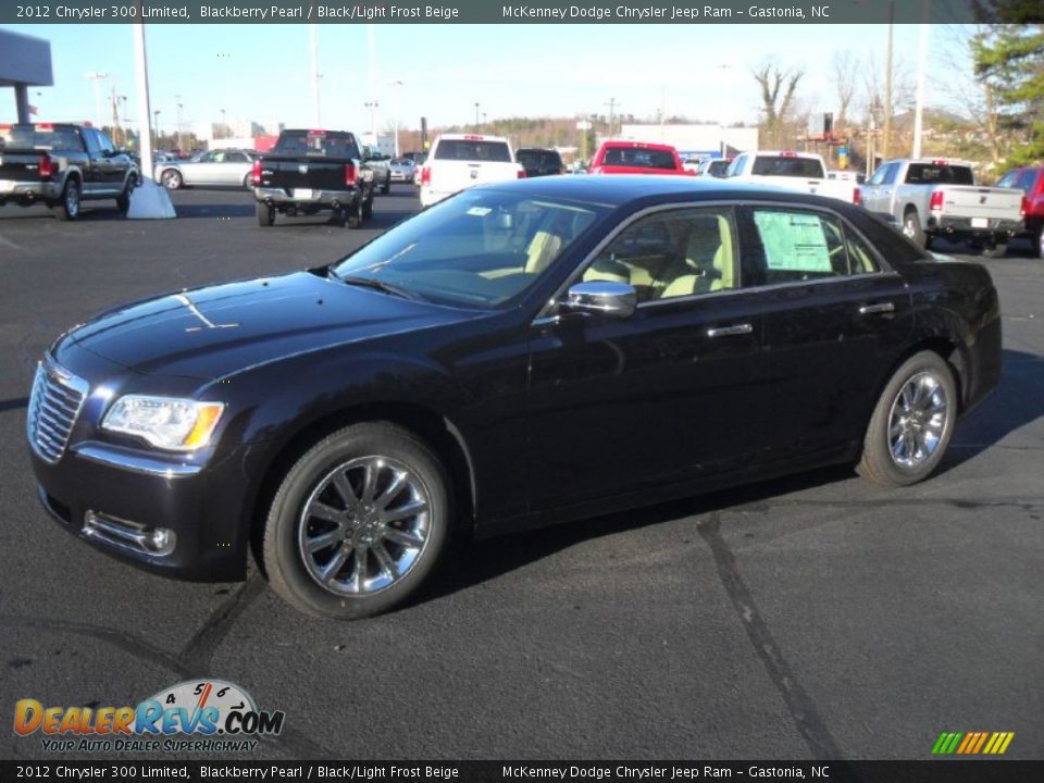 2012 Chrysler 300 Limited Blackberry Pearl / Black/Light Frost Beige Photo #1