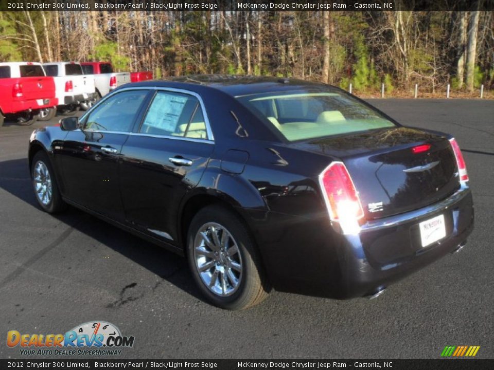 2012 Chrysler 300 Limited Blackberry Pearl / Black/Light Frost Beige Photo #2