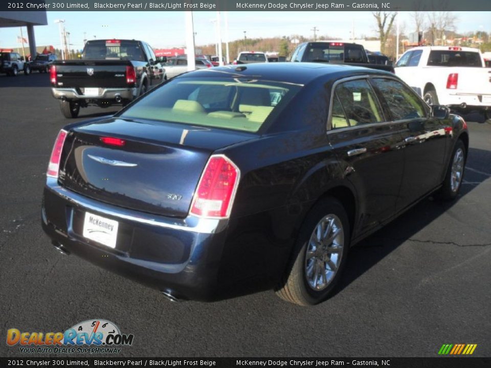 2012 Chrysler 300 Limited Blackberry Pearl / Black/Light Frost Beige Photo #3