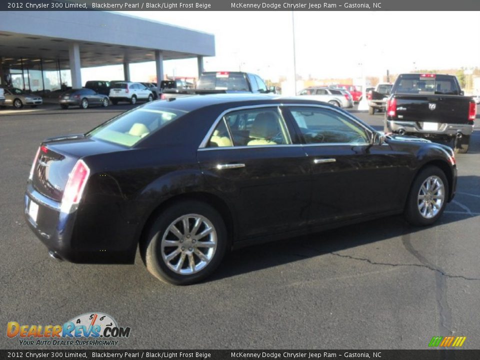 2012 Chrysler 300 Limited Blackberry Pearl / Black/Light Frost Beige Photo #4