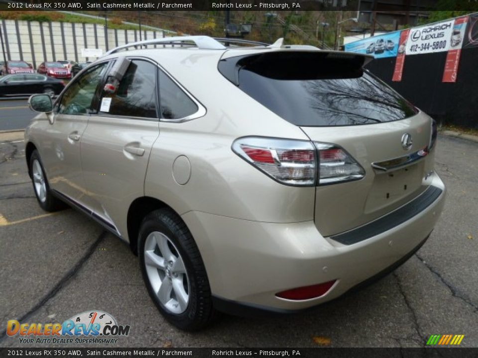 2012 Lexus RX 350 AWD Satin Cashmere Metallic / Parchment Photo #2