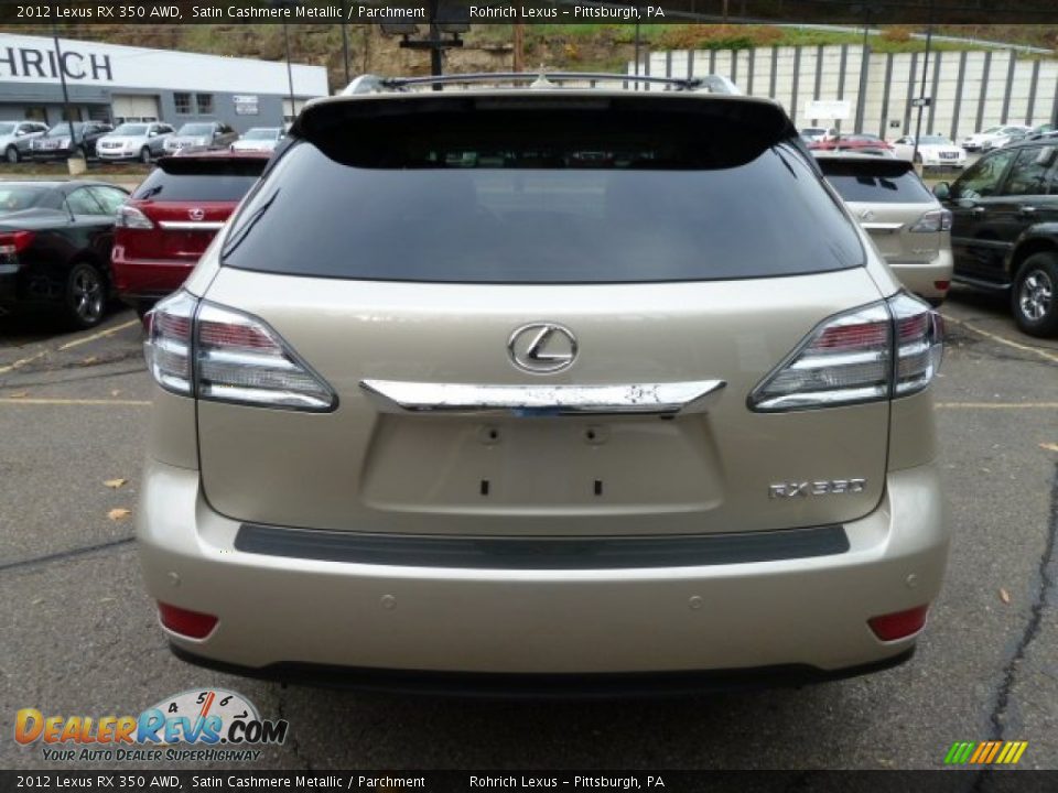 2012 Lexus RX 350 AWD Satin Cashmere Metallic / Parchment Photo #3