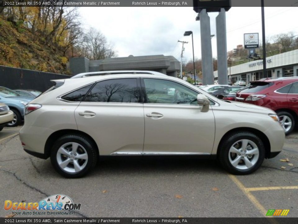 2012 Lexus RX 350 AWD Satin Cashmere Metallic / Parchment Photo #5
