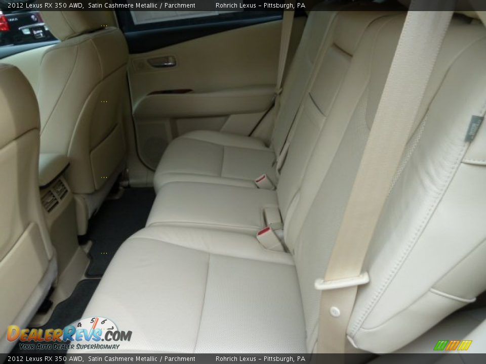 Parchment Interior - 2012 Lexus RX 350 AWD Photo #11