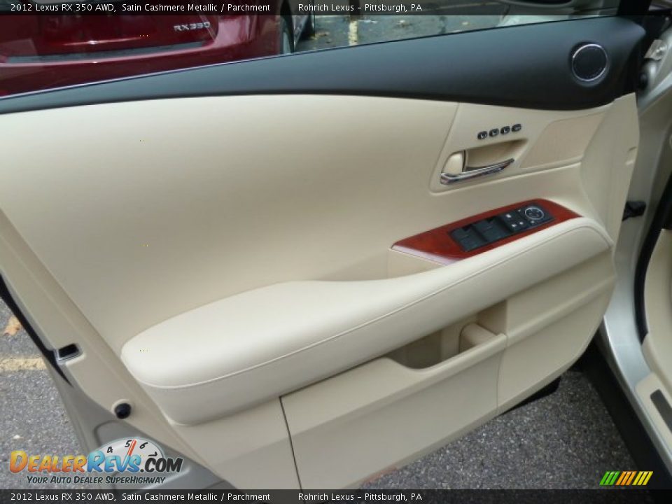 2012 Lexus RX 350 AWD Satin Cashmere Metallic / Parchment Photo #13