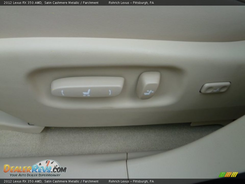 2012 Lexus RX 350 AWD Satin Cashmere Metallic / Parchment Photo #14