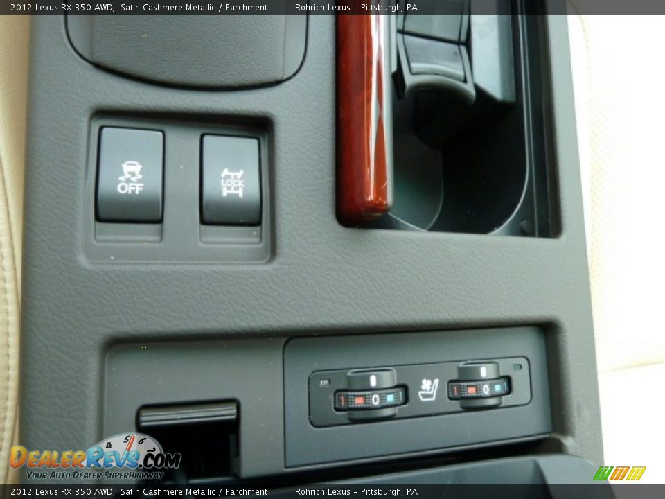 2012 Lexus RX 350 AWD Satin Cashmere Metallic / Parchment Photo #16