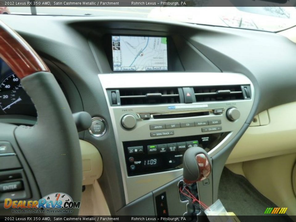 2012 Lexus RX 350 AWD Satin Cashmere Metallic / Parchment Photo #18