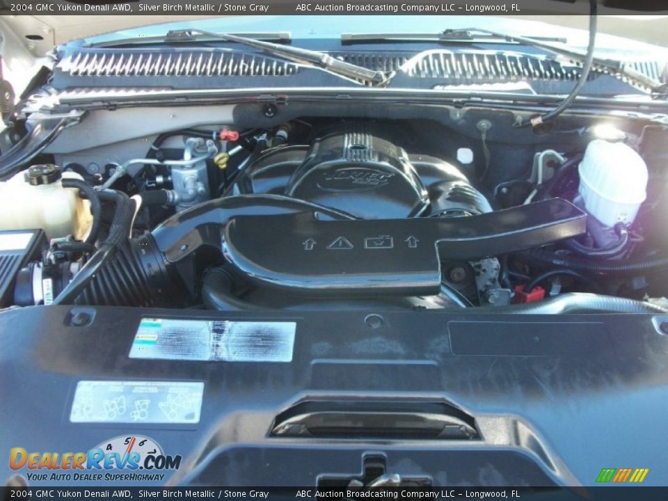 2004 GMC Yukon Denali AWD 6.0 Liter OHV 16-Valve Vortec V8 Engine Photo #24