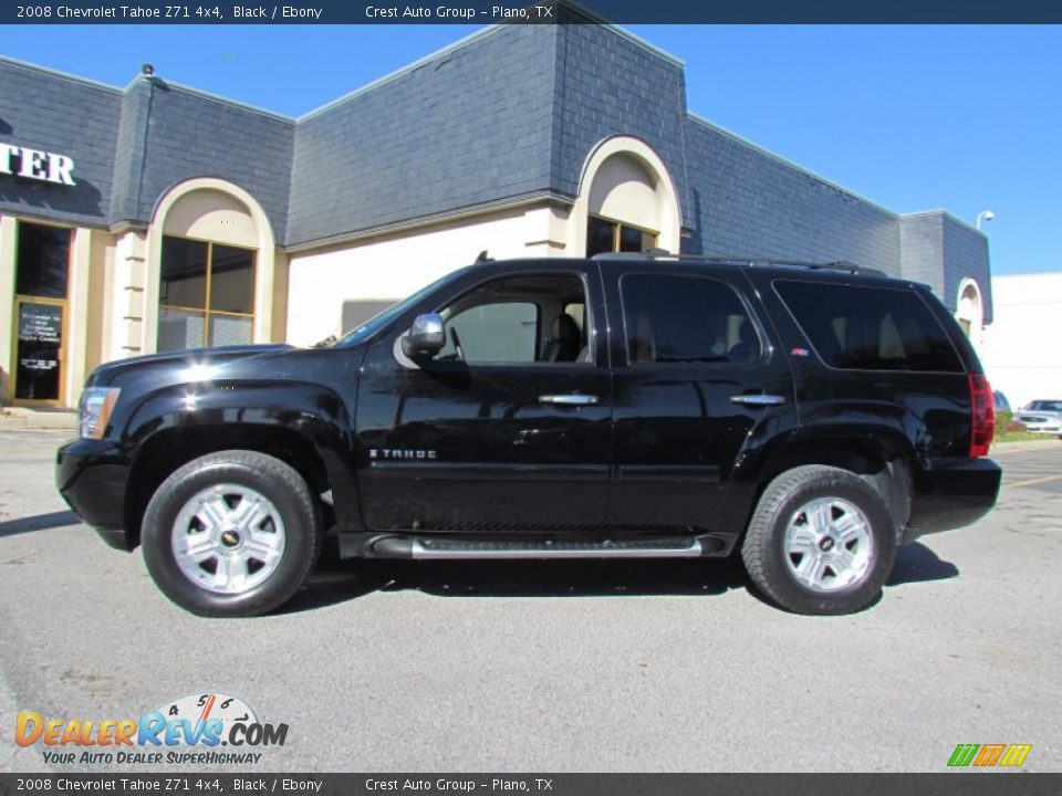 2008 Chevrolet Tahoe Z71 4x4 Black / Ebony Photo #1