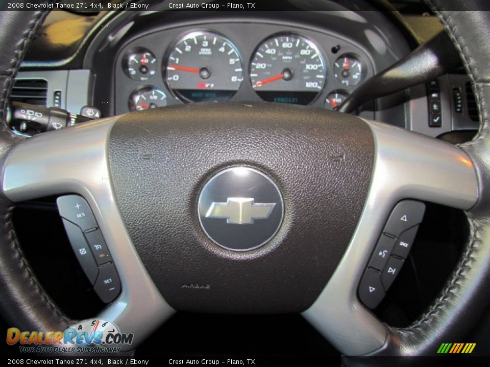 2008 Chevrolet Tahoe Z71 4x4 Black / Ebony Photo #15