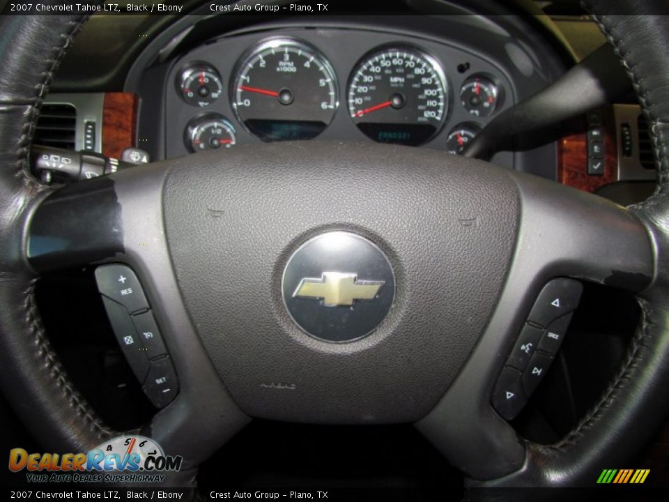 2007 Chevrolet Tahoe LTZ Black / Ebony Photo #15