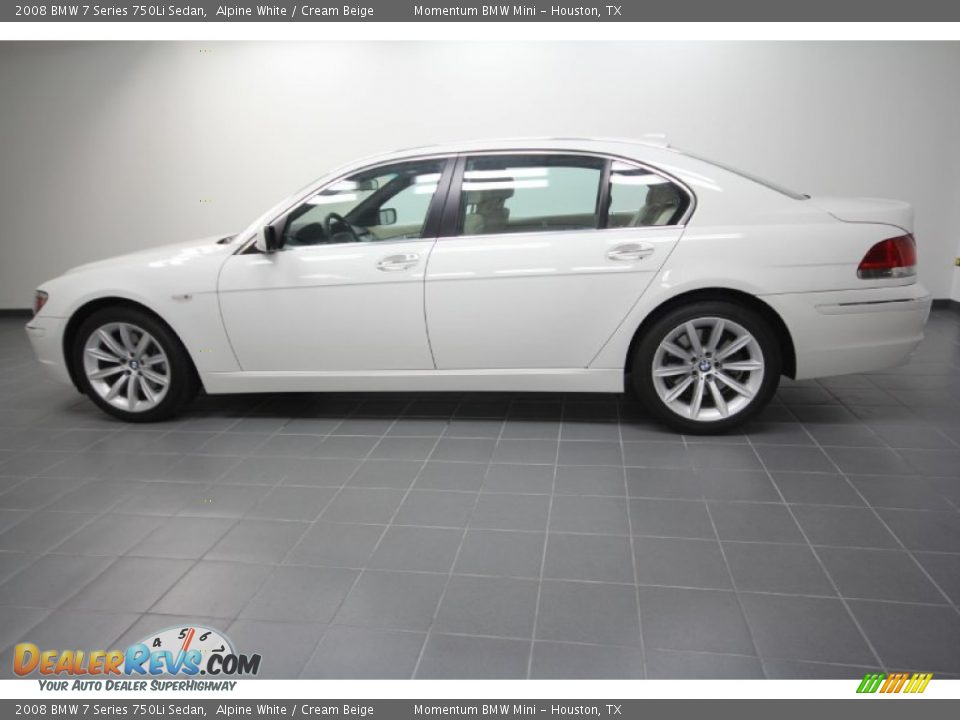 2008 Bmw 750li white #3