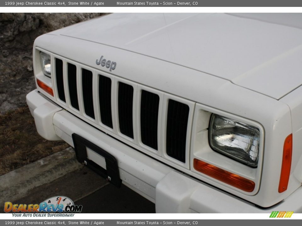 1999 Jeep Cherokee Classic 4x4 Stone White / Agate Photo #19