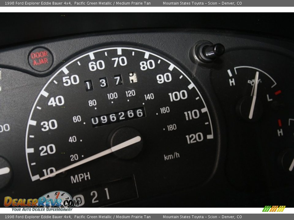 1998 Ford Explorer Eddie Bauer 4x4 Pacific Green Metallic / Medium Prairie Tan Photo #3