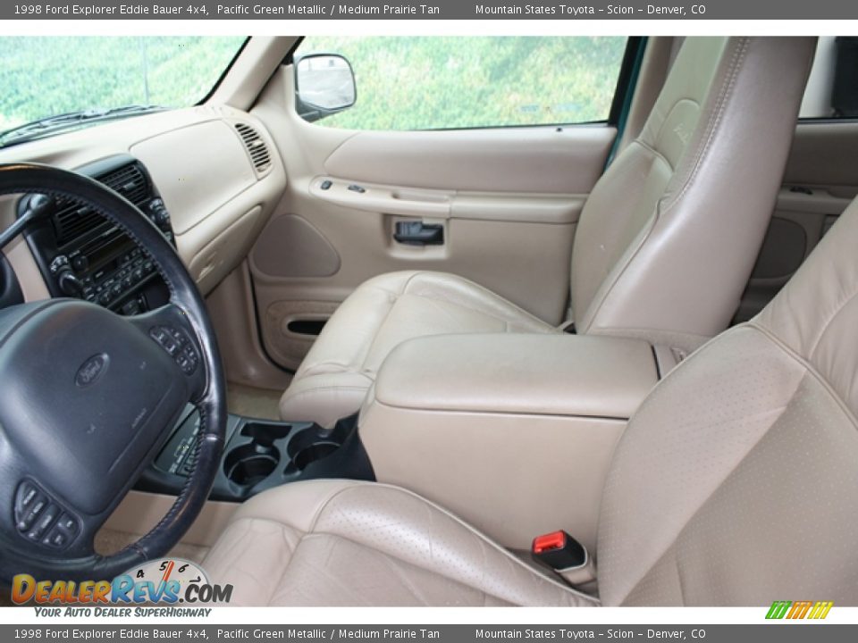 1998 Ford Explorer Eddie Bauer 4x4 Pacific Green Metallic / Medium Prairie Tan Photo #4