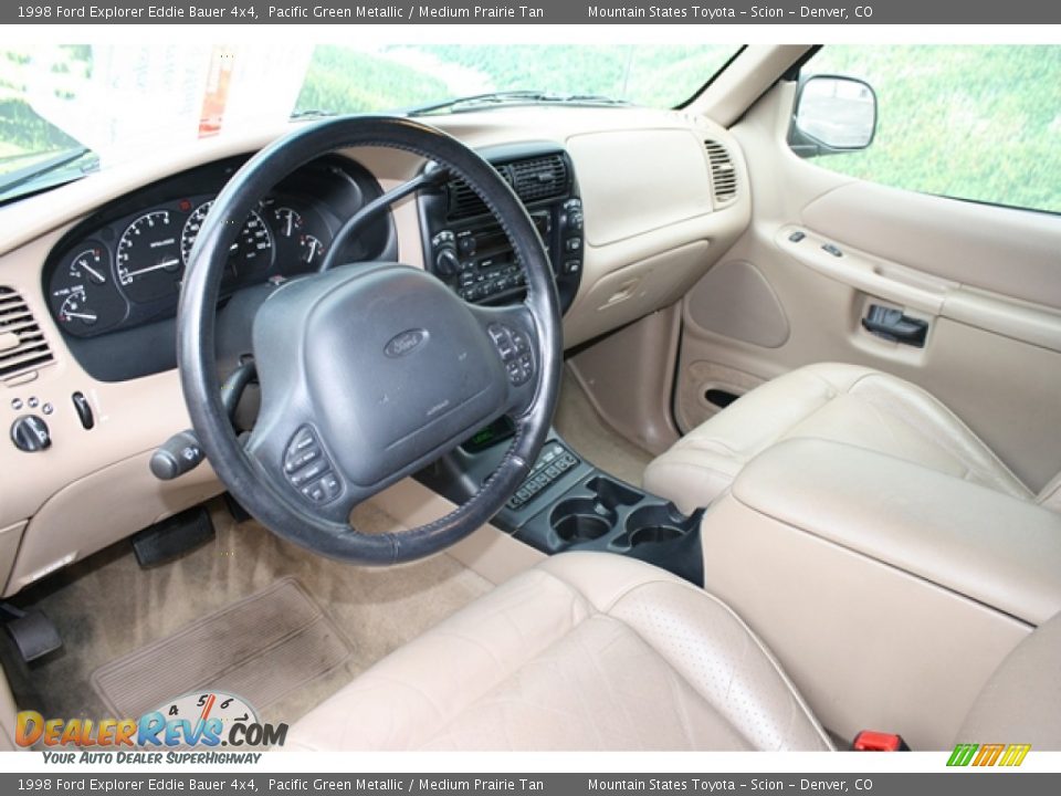 1998 Ford Explorer Eddie Bauer 4x4 Pacific Green Metallic / Medium Prairie Tan Photo #5