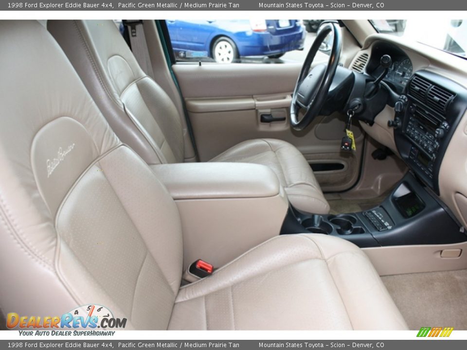 1998 Ford Explorer Eddie Bauer 4x4 Pacific Green Metallic / Medium Prairie Tan Photo #9