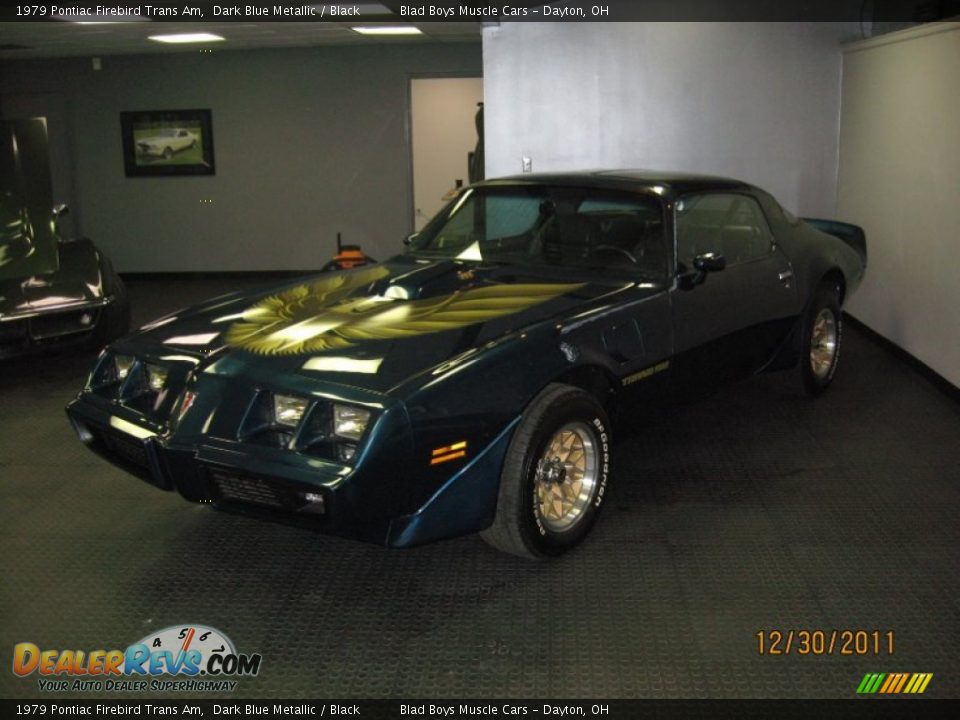 1979 Pontiac Firebird Trans Am Dark Blue Metallic / Black Photo #2