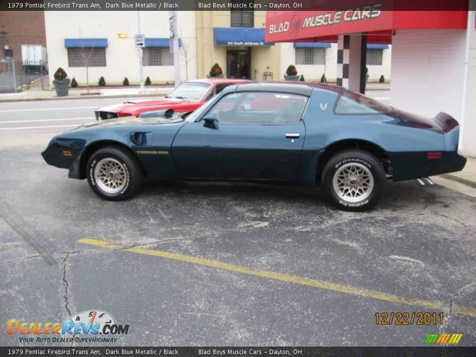 1979 Pontiac Firebird Trans Am Dark Blue Metallic / Black Photo #3