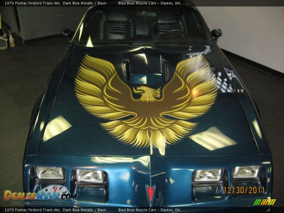 1979 Pontiac Firebird Trans Am Dark Blue Metallic / Black Photo #13