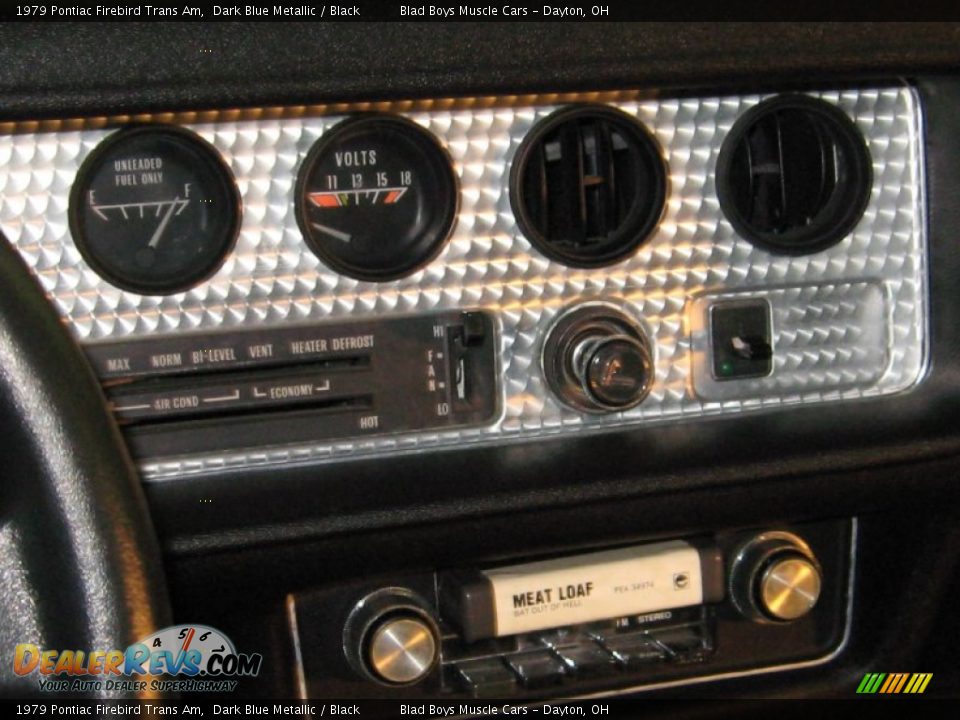 1979 Pontiac Firebird Trans Am Dark Blue Metallic / Black Photo #35