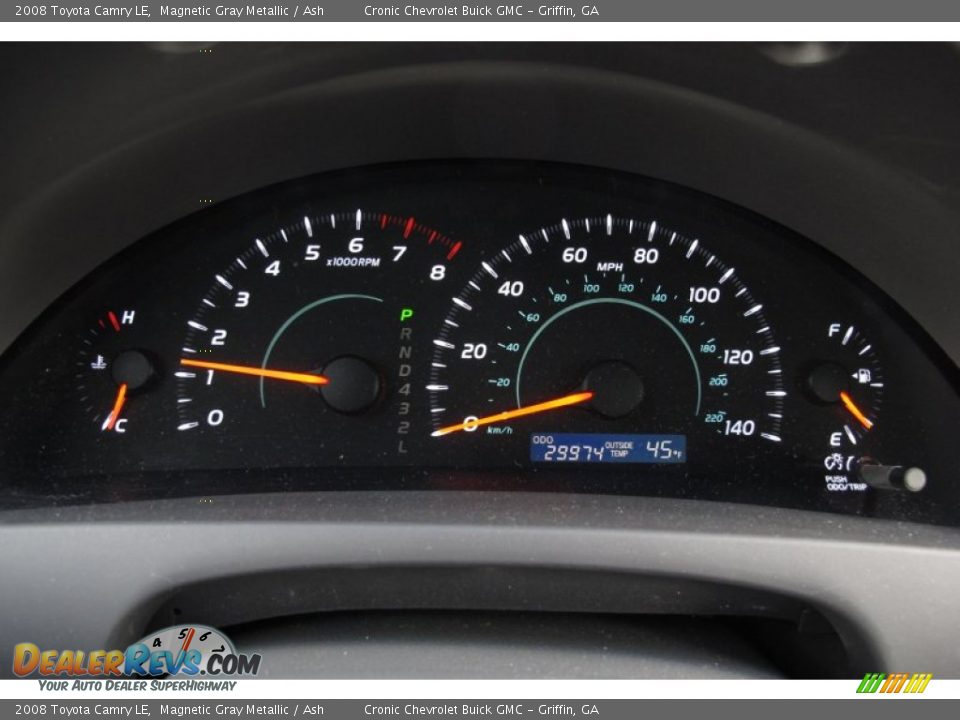 2008 Toyota Camry LE Magnetic Gray Metallic / Ash Photo #16
