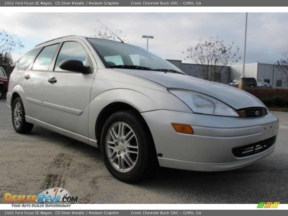 2002 Ford Focus SE Wagon CD Silver Metallic / Medium Graphite Photo #1