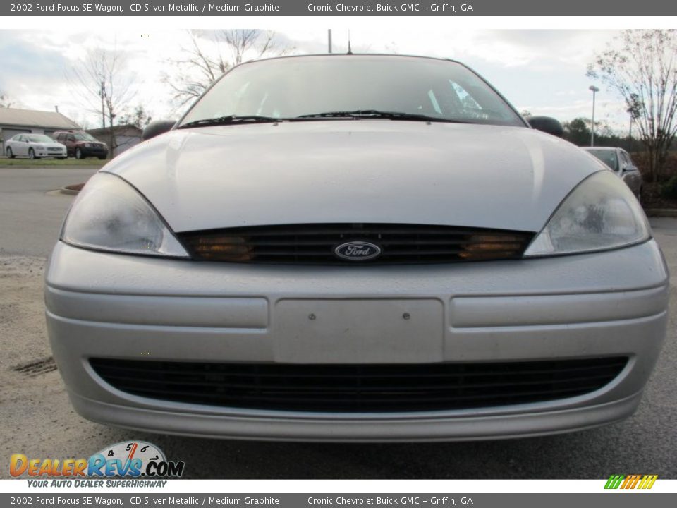 2002 Ford Focus SE Wagon CD Silver Metallic / Medium Graphite Photo #2
