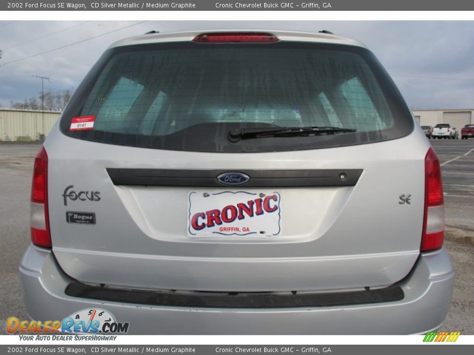 2002 Ford Focus SE Wagon CD Silver Metallic / Medium Graphite Photo #6