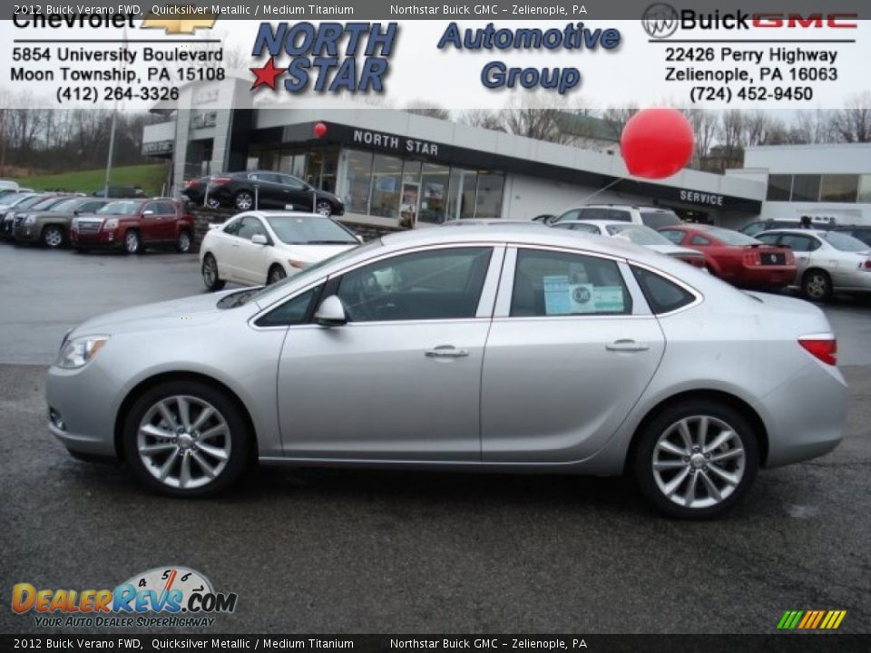 2012 Buick Verano FWD Quicksilver Metallic / Medium Titanium Photo #1
