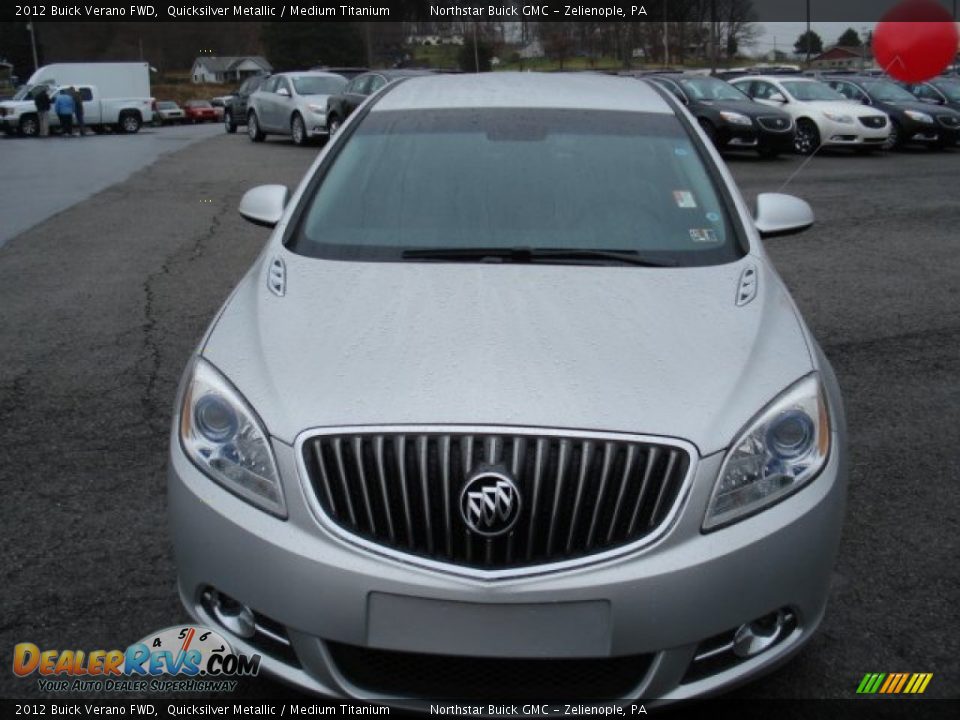 2012 Buick Verano FWD Quicksilver Metallic / Medium Titanium Photo #3