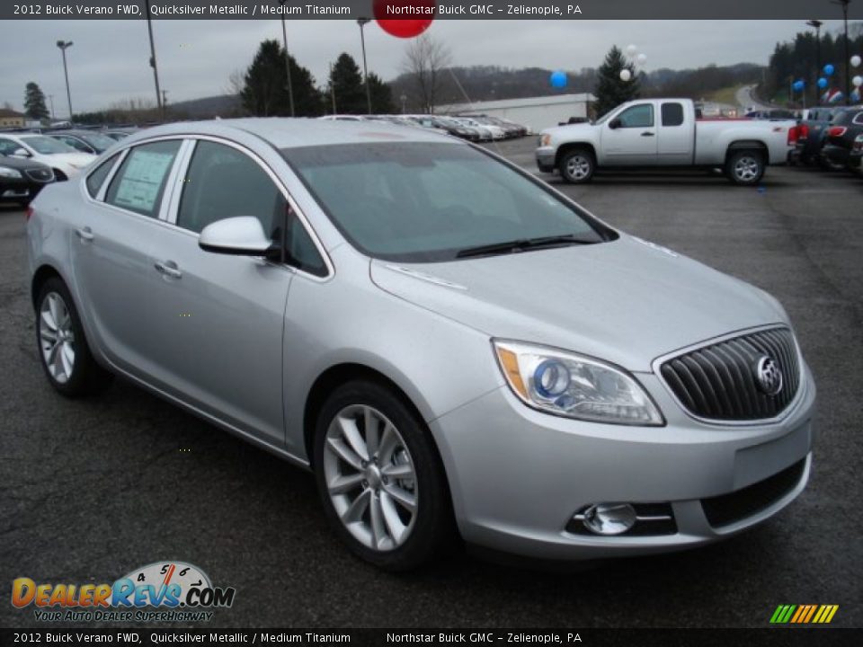 2012 Buick Verano FWD Quicksilver Metallic / Medium Titanium Photo #4