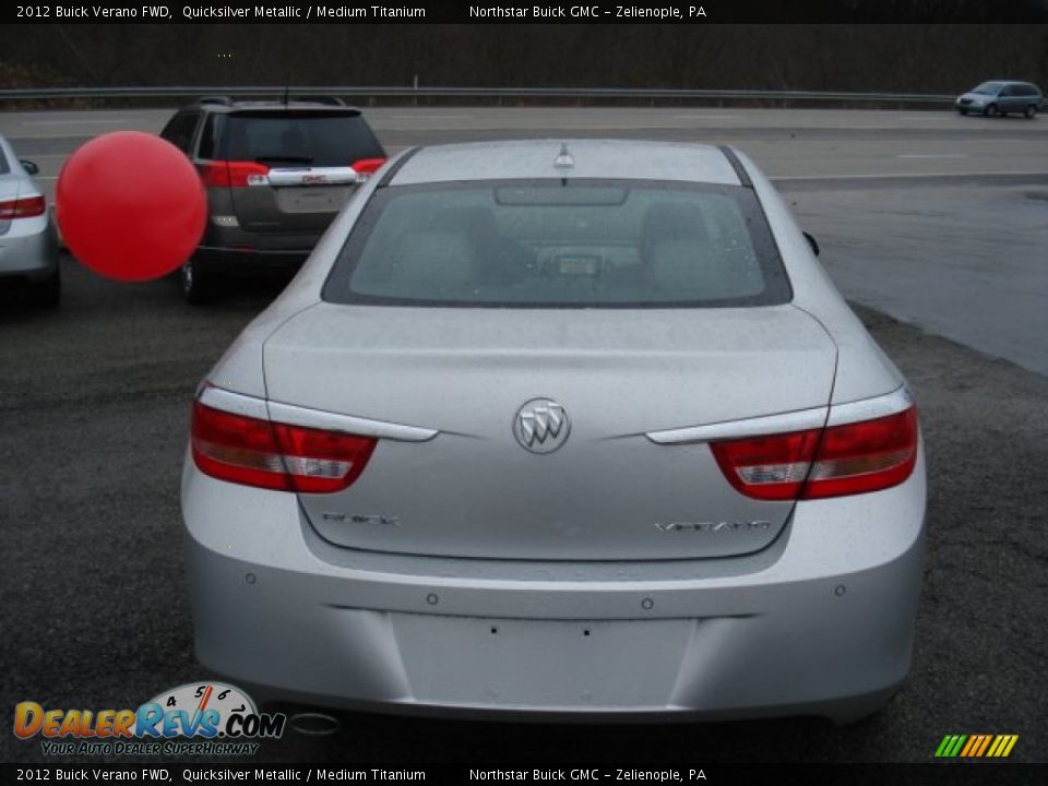 2012 Buick Verano FWD Quicksilver Metallic / Medium Titanium Photo #7