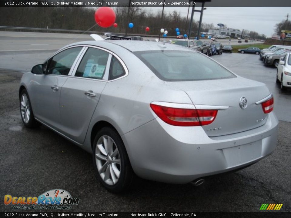 2012 Buick Verano FWD Quicksilver Metallic / Medium Titanium Photo #8