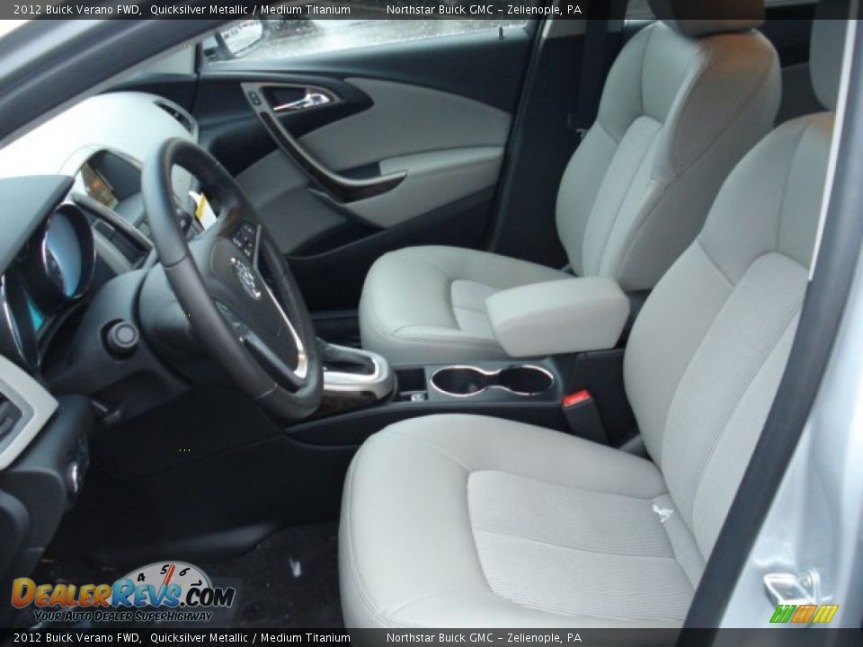 Medium Titanium Interior 2012 Buick Verano Fwd Photo 11