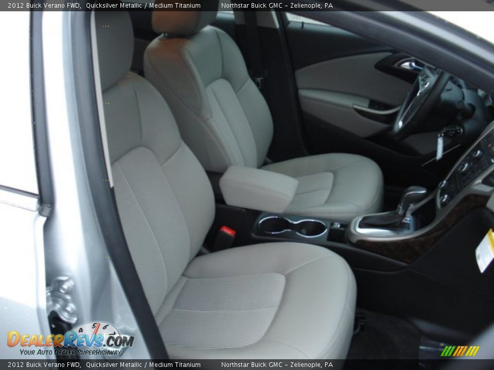 2012 Buick Verano FWD Quicksilver Metallic / Medium Titanium Photo #16