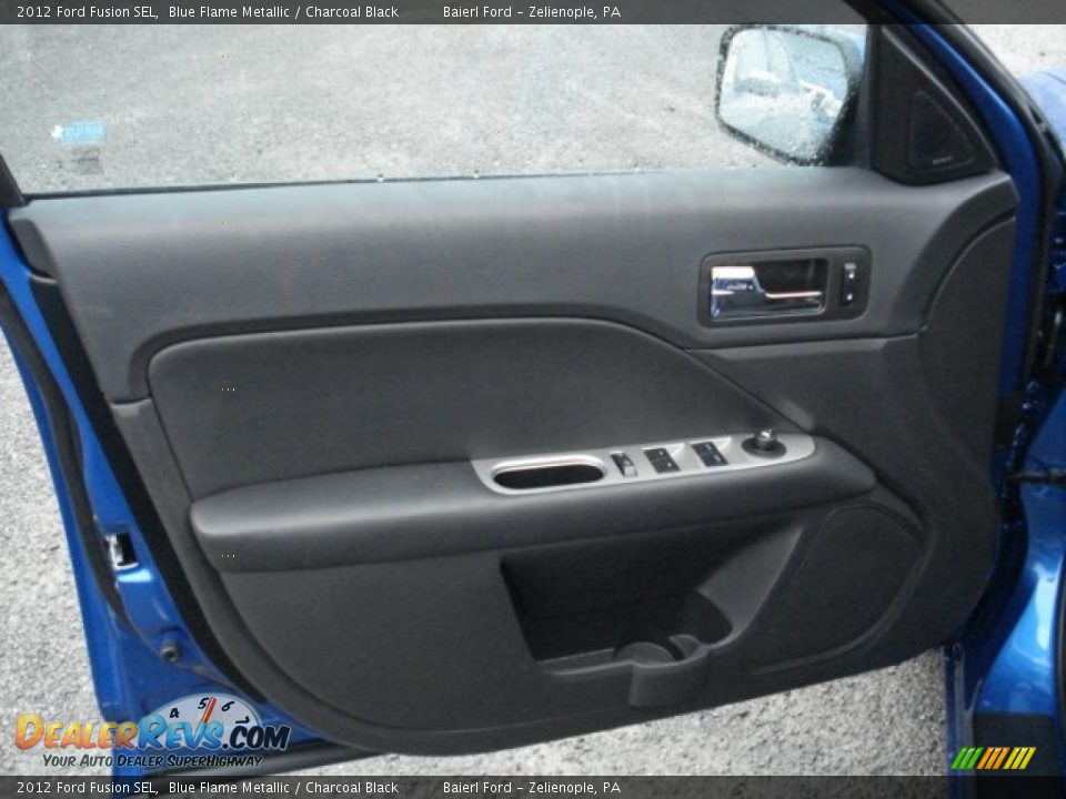 2012 Ford Fusion SEL Blue Flame Metallic / Charcoal Black Photo #12