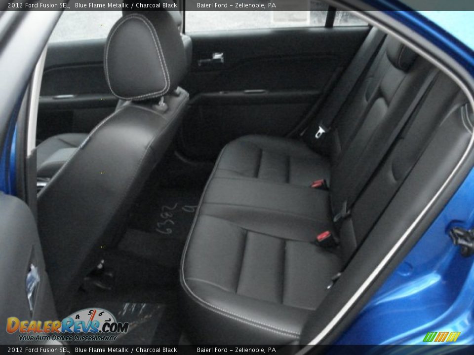 2012 Ford Fusion SEL Blue Flame Metallic / Charcoal Black Photo #13