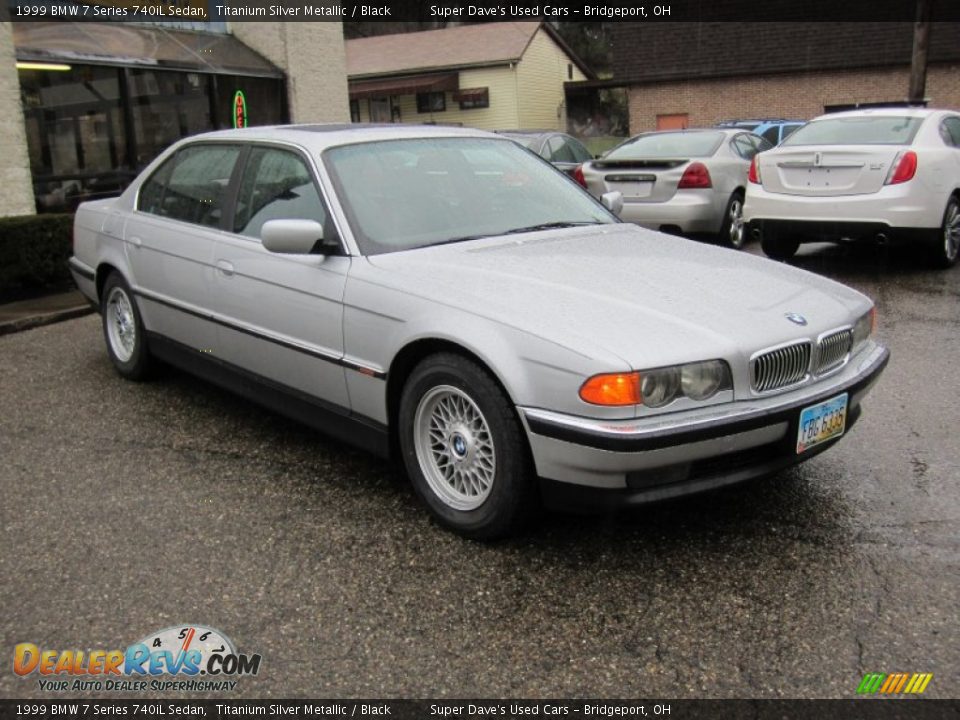 1999 Bmw 740il black #3