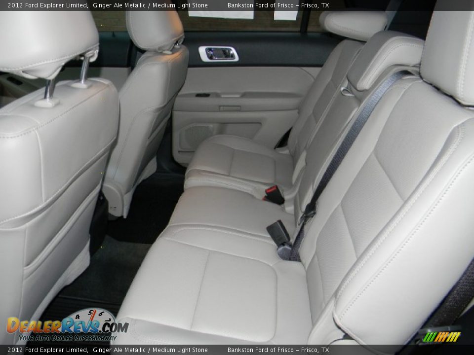 Medium Light Stone Interior 2012 Ford Explorer Limited