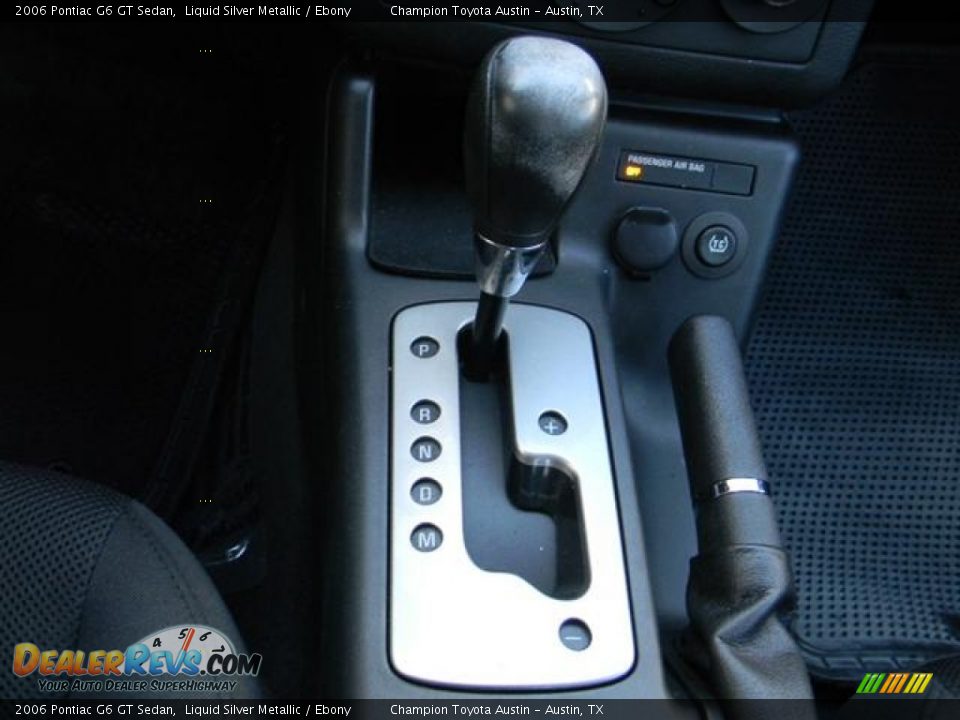 2006 Pontiac G6 GT Sedan Liquid Silver Metallic / Ebony Photo #16