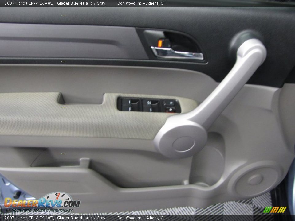 2007 Honda CR-V EX 4WD Glacier Blue Metallic / Gray Photo #16