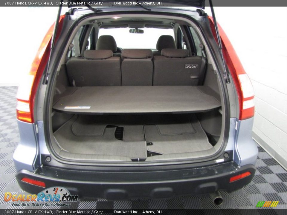 2007 Honda CR-V EX 4WD Glacier Blue Metallic / Gray Photo #20