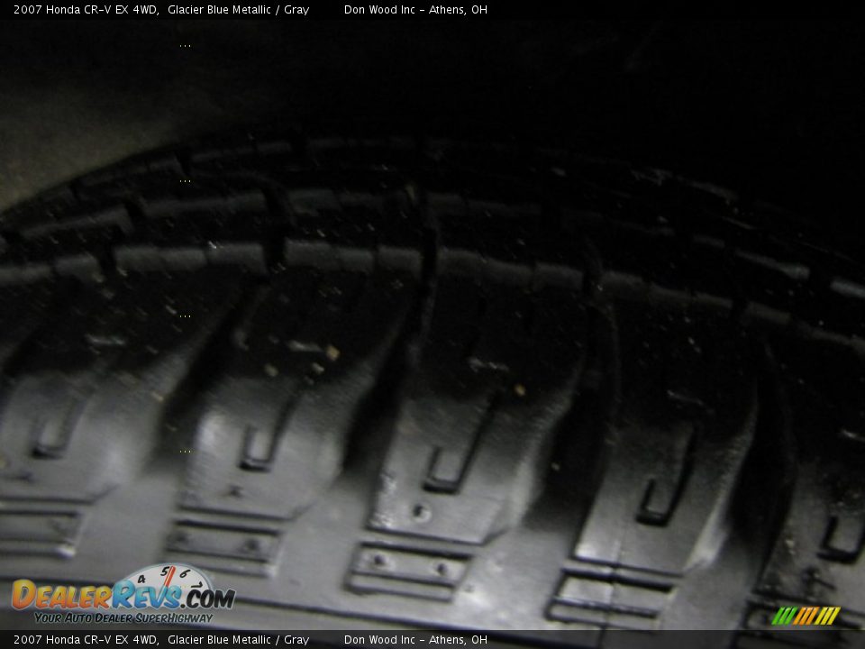2007 Honda CR-V EX 4WD Glacier Blue Metallic / Gray Photo #25