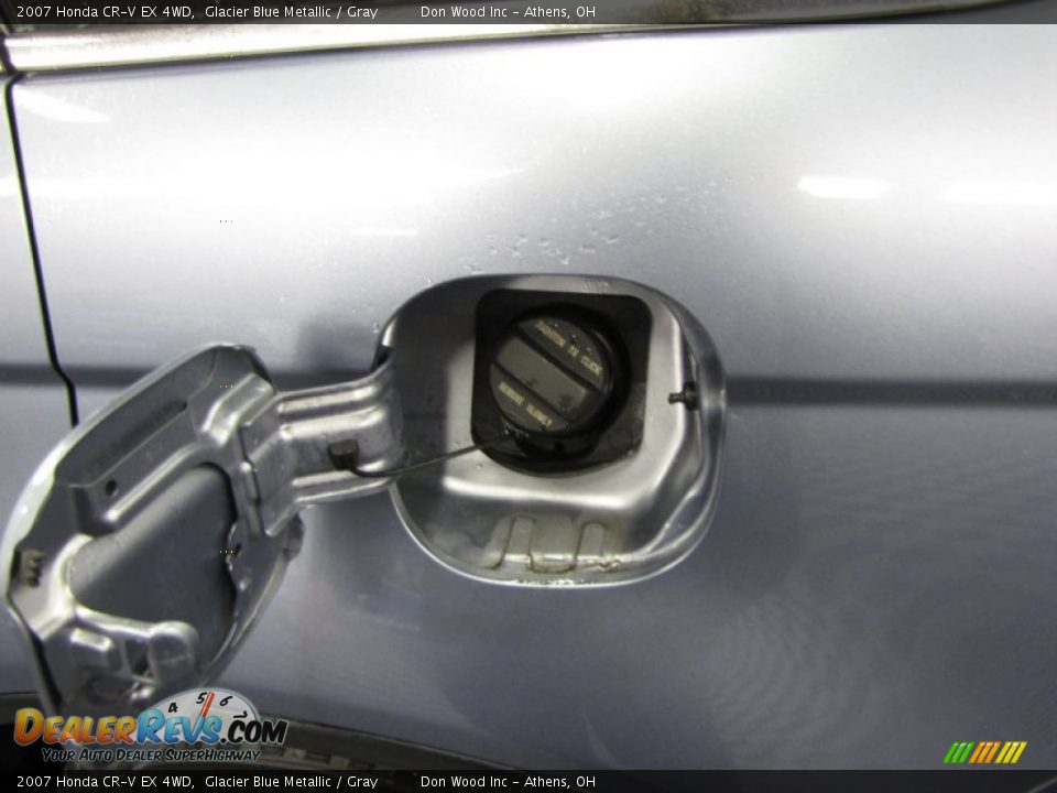 2007 Honda CR-V EX 4WD Glacier Blue Metallic / Gray Photo #26